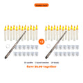 Two identical Floating Candles packs side by side: 24 flameless LED taper candles, 2 magic wand remotes, 24 sticky hooks and 2 rolls of clear hanging wire. Save $6.99 together.